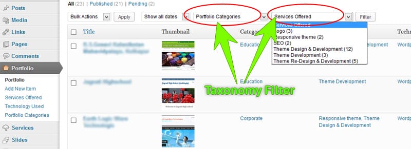 Add filter to Admin list for all custom post types by their custom taxonomies