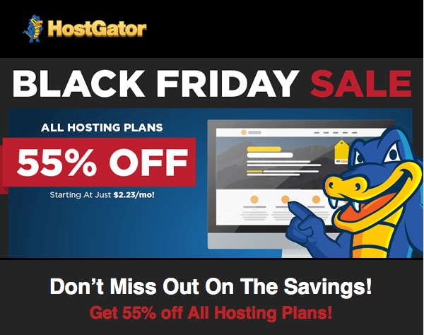 hostgator black friday sale